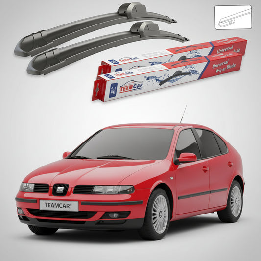Ștergătoare Seat Leon 1M 1999-2006 | Set Față Flat – TeamCar®