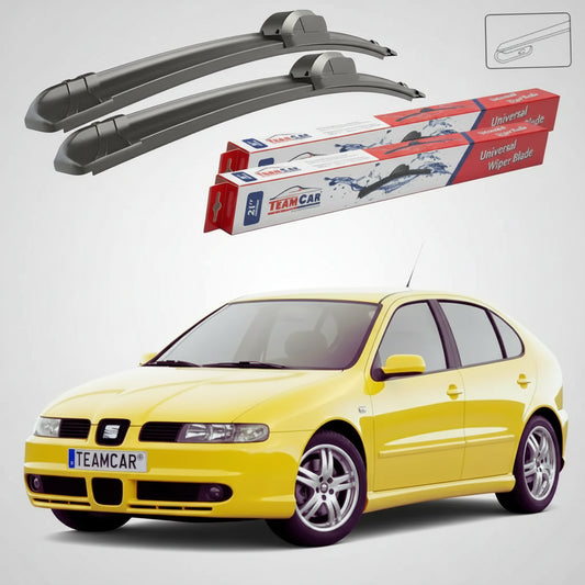 Ștergătoare Seat Leon 1M1 1998-2006 | Set Față Flat – TeamCar®