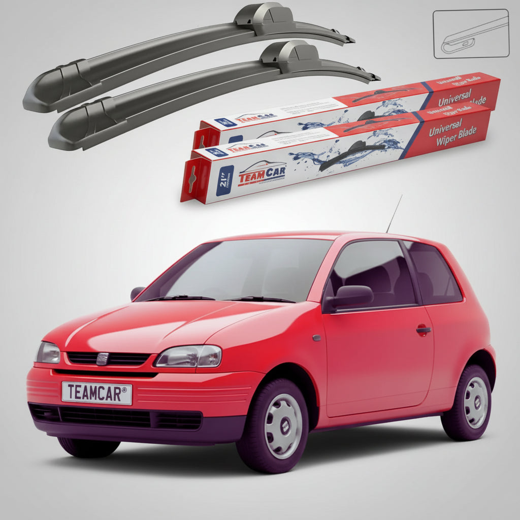 Ablaktörlők Seat Arosa 6H 1997-1999 | Lapos első ablaktörlő készlet – TeamCar®