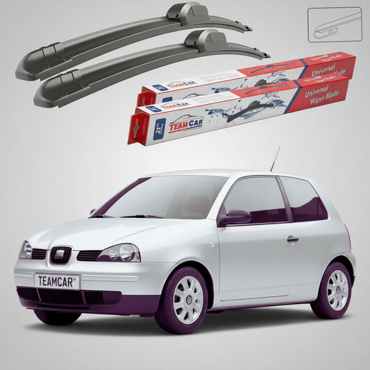 Ștergătoare Seat Arosa 6H 1999-2004 | Set Față Flat – TeamCar®