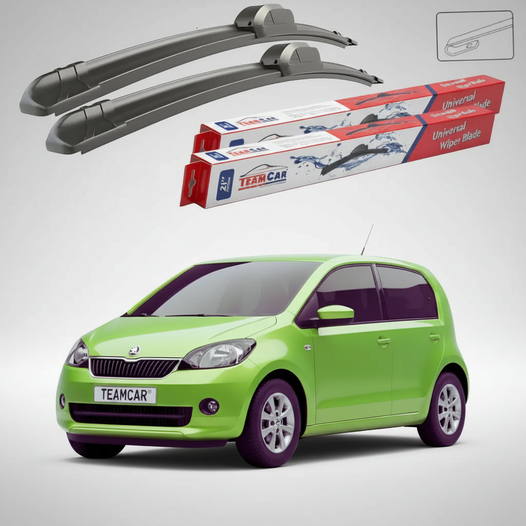 Ștergătoare Skoda Citigo 2011-2012 | Set Față Flat – TeamCar®