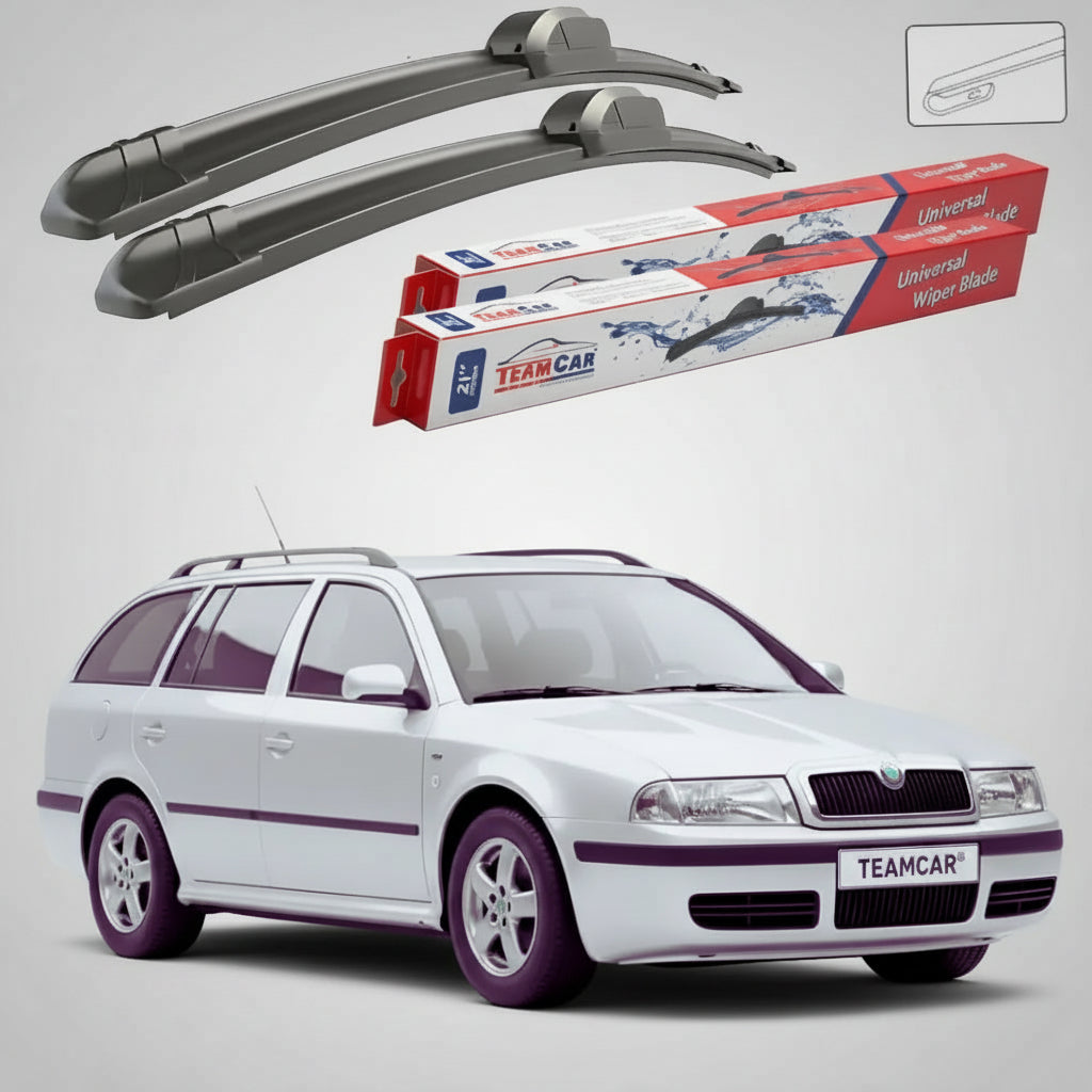 Ablaktörlők Skoda Octavia I Combi 1U5 1998-2010 | Lapos Első Ablaktörlő Készlet – TeamCar®