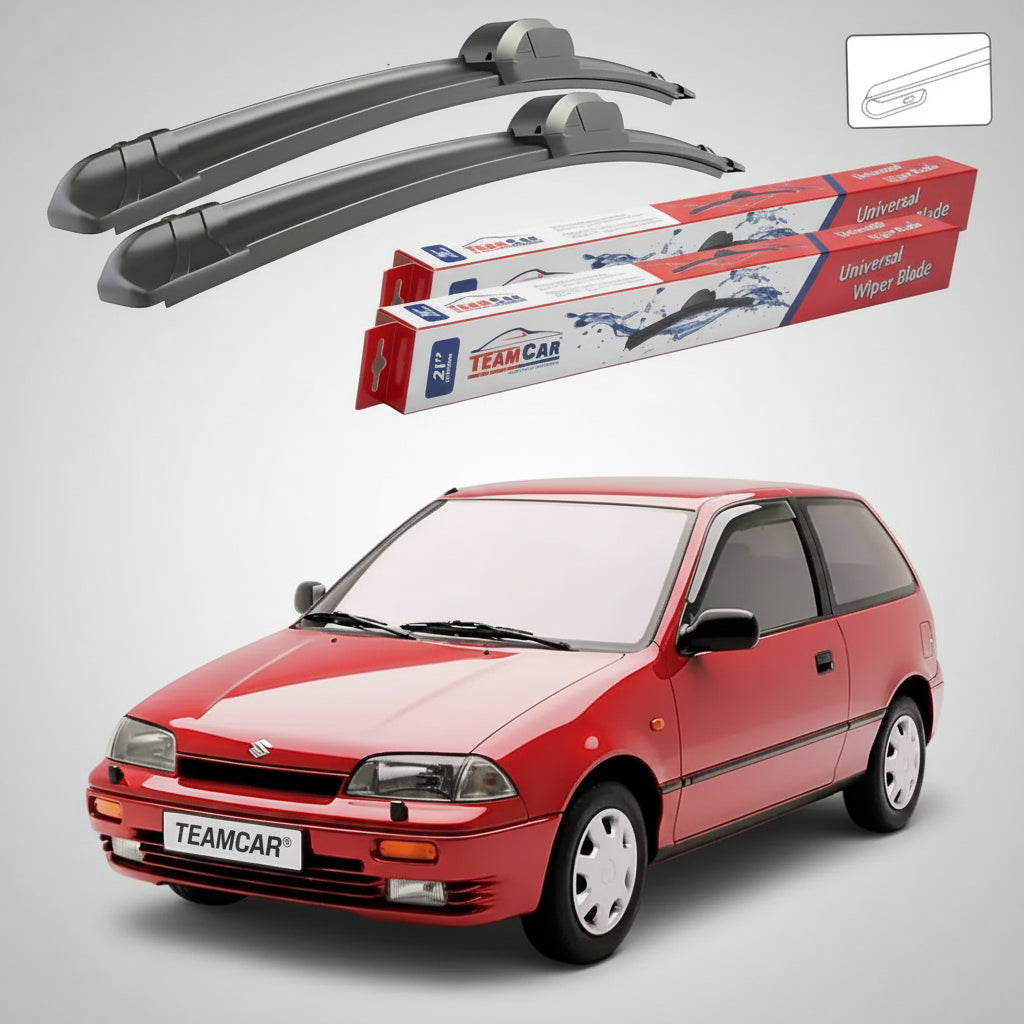 Ablaktörlők Suzuki Swift MA 3 ajtós 1996-2003 | Lapos első ablaktörlő készlet – TeamCar®