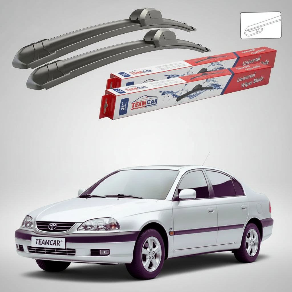 Ștergătoare Toyota Avensis T22 Sedan 1997-2003 | Set Față Flat – TeamCar®