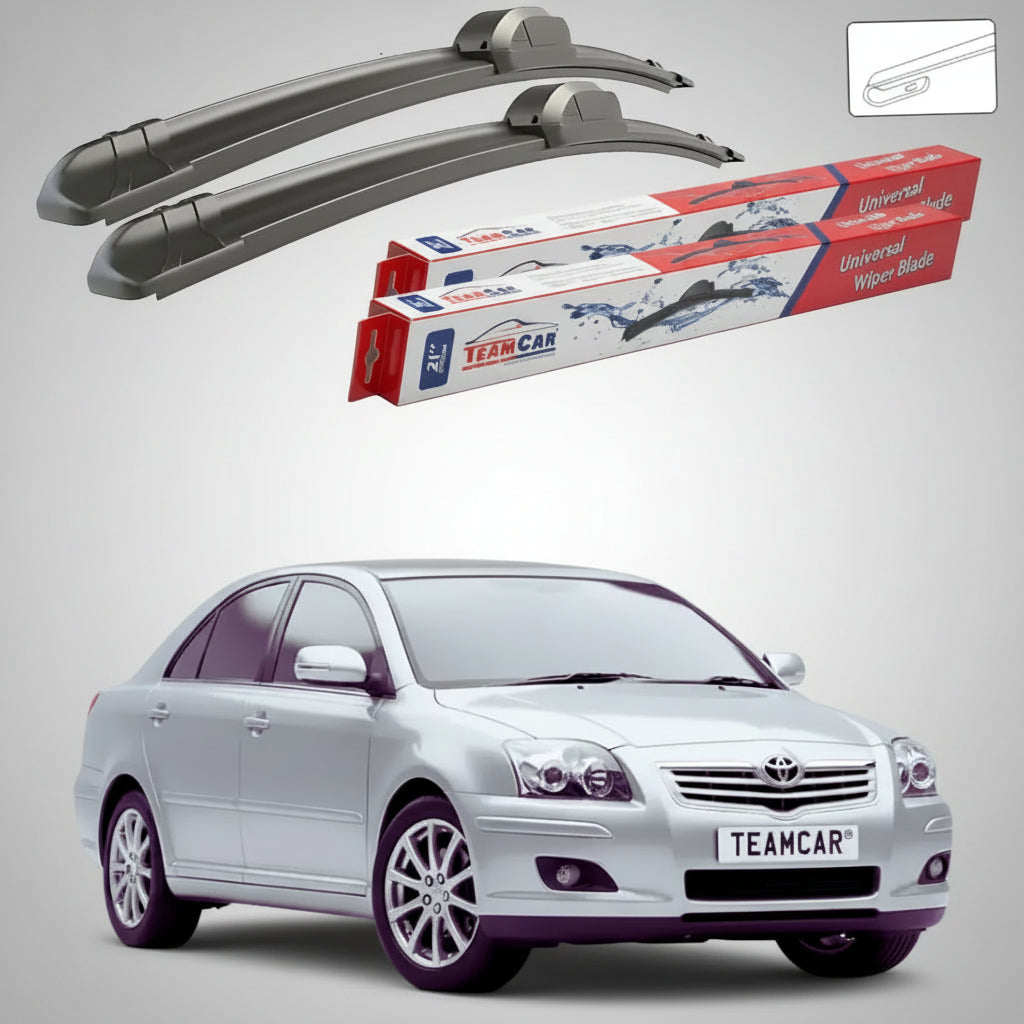 Ștergătoare Toyota Avensis T25 Liftback 2003-2008 | Set Față Flat – TeamCar®