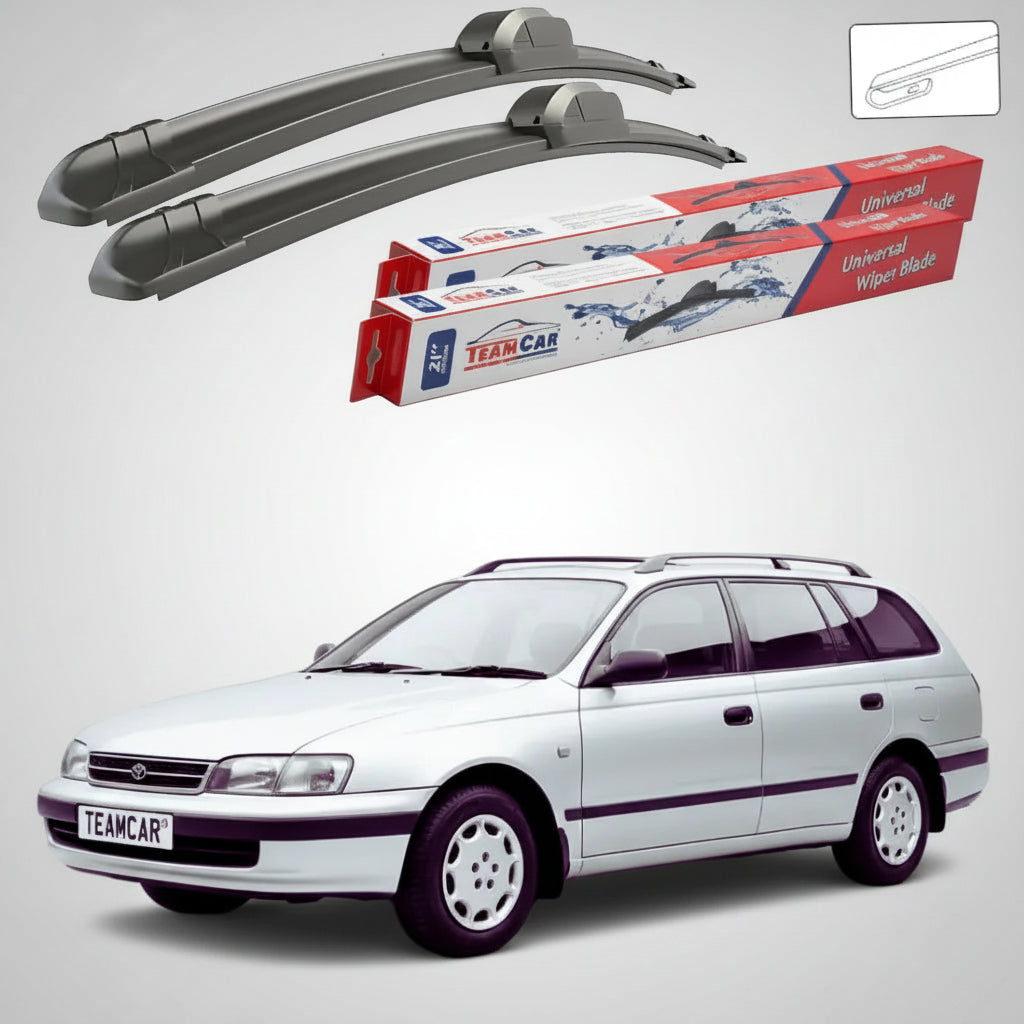 Ștergătoare Toyota Carina E Estate 1992-1997 | Set Față Flat – TeamCar®