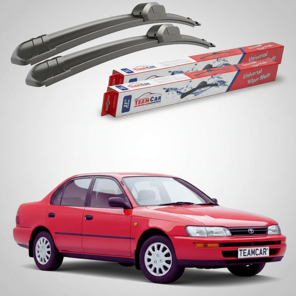 Ștergătoare Toyota Corolla E10 Sedan 1992-1997 | Set Față Flat – TeamCar®