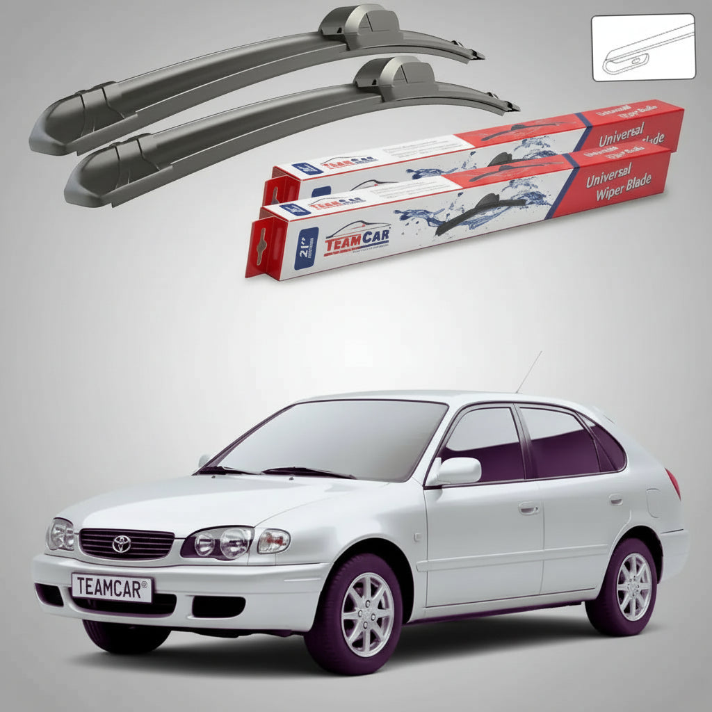 Ștergătoare Toyota Corolla E11 Liftback 1997-2001 | Set Față Flat – TeamCar®