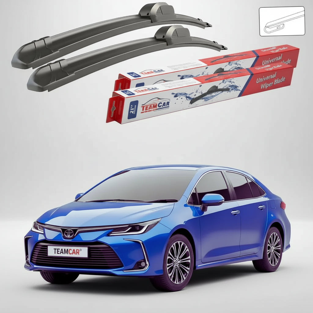 Ștergătoare Toyota Corolla E21 Sedan 2019-prezent | Set Față Flat – TeamCar®