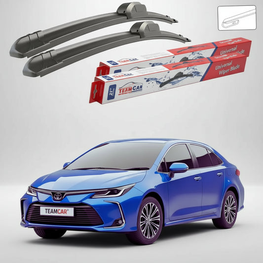 Ștergătoare Toyota Corolla E21 Sedan 2019-prezent | Set Față Flat – TeamCar®