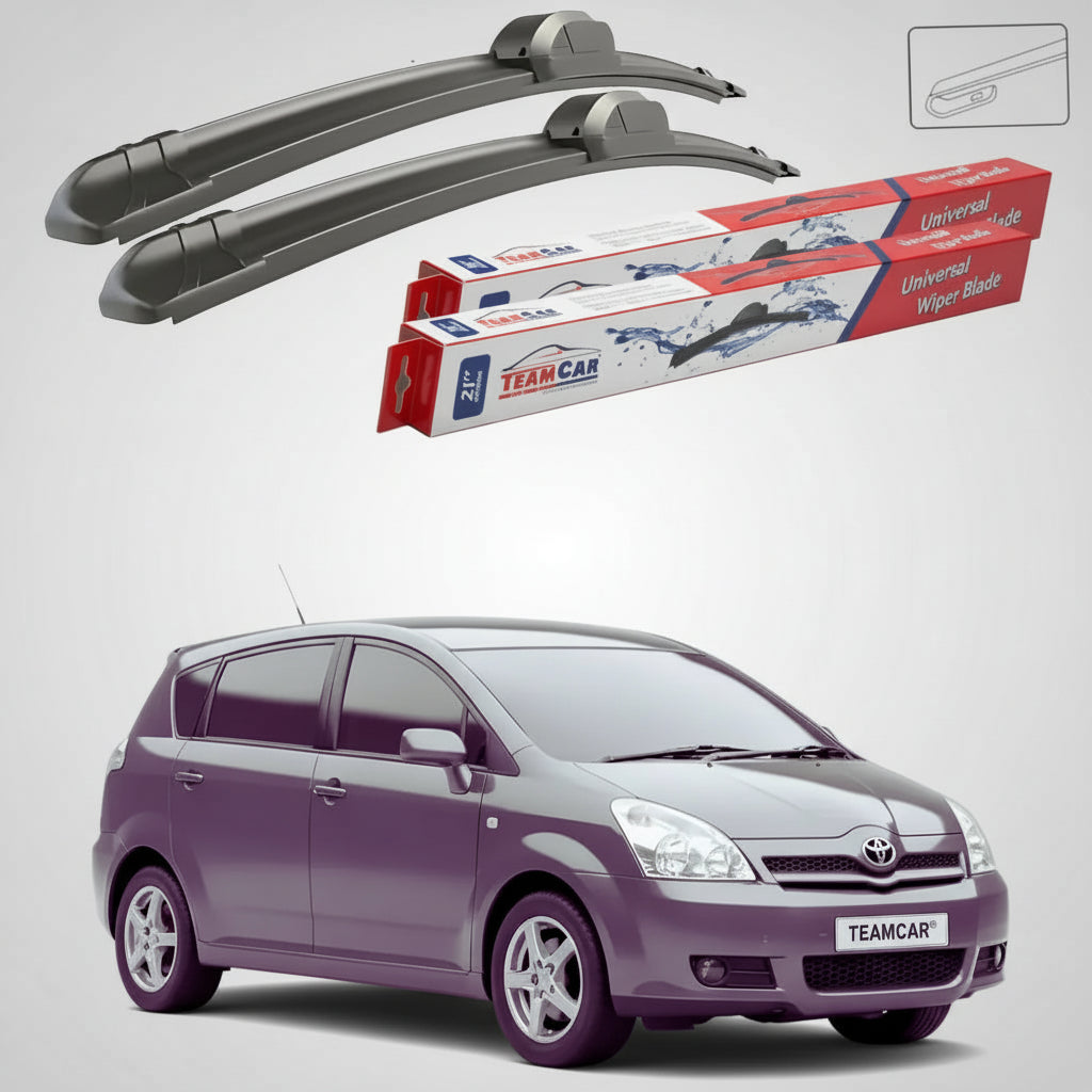 Ștergătoare Toyota Corolla Verso AR10 2004-2009 | Set Față Flat – TeamCar®
