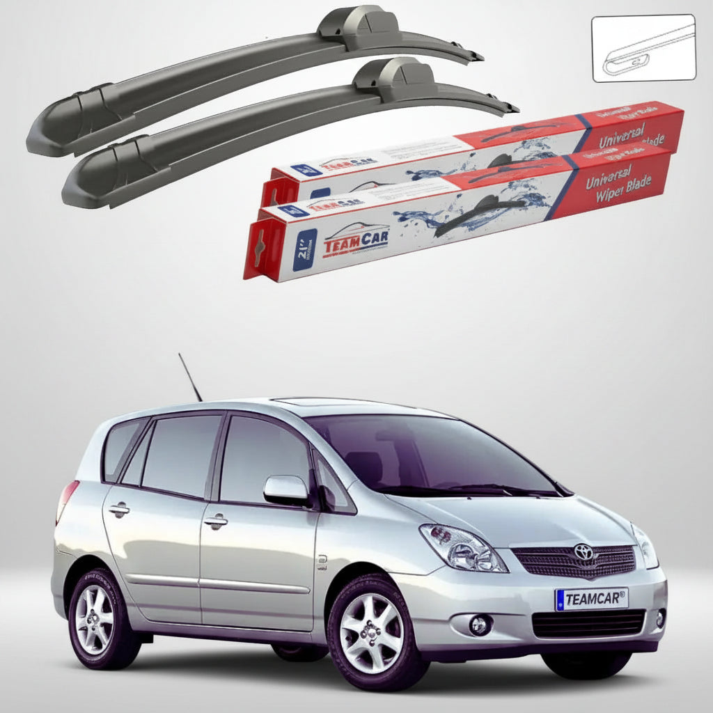 Ștergătoare Toyota Corolla Verso E12 MPV 2002-2004 | Set Față Flat – TeamCar®