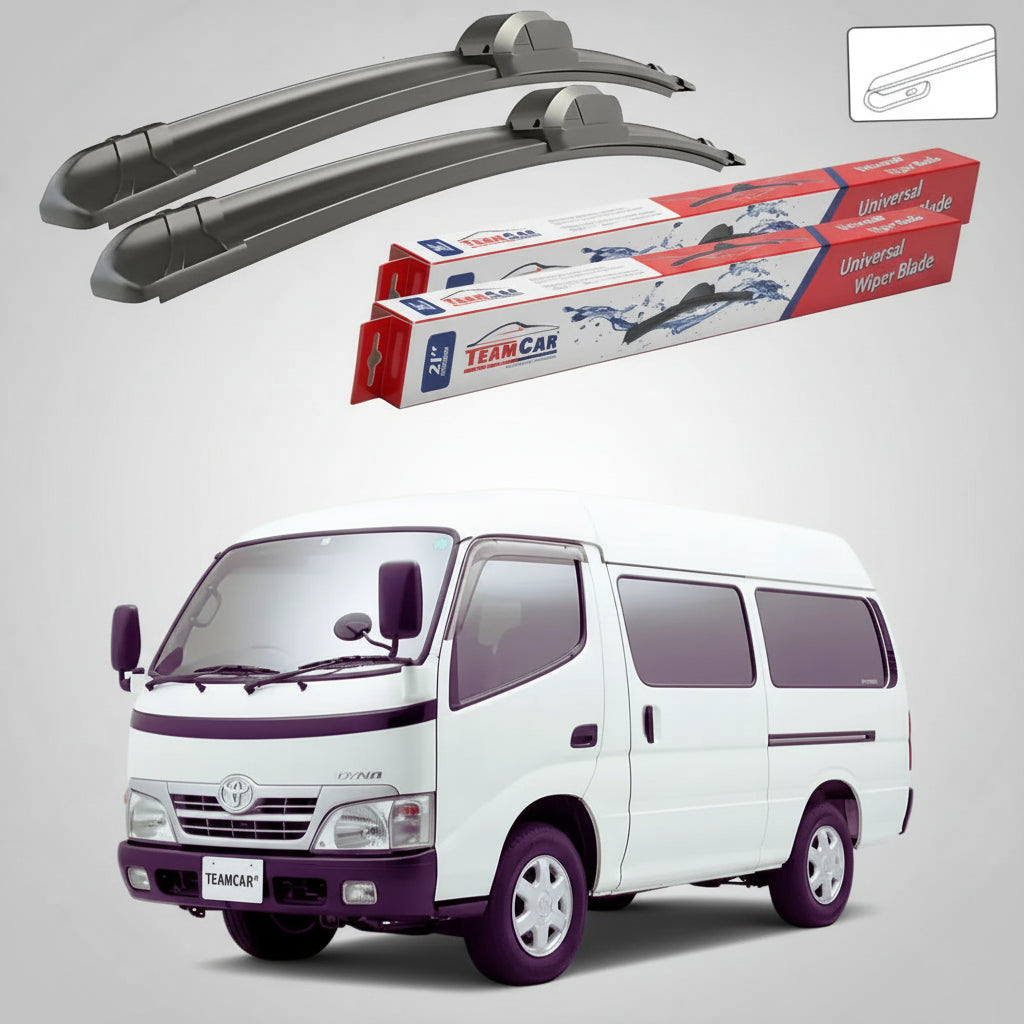 Ștergătoare Toyota Dyna Van 2000-prezent | Set Față Flat – TeamCar®