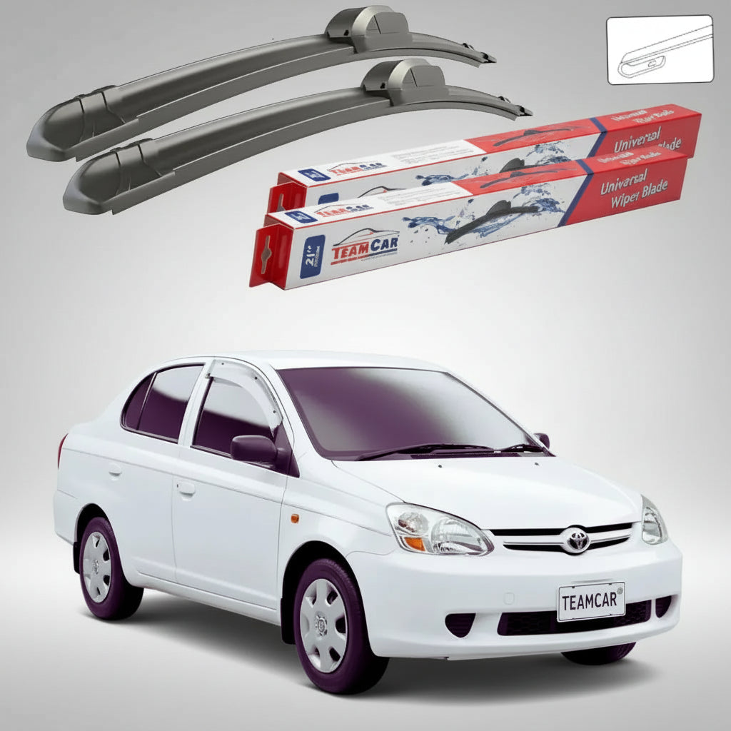 Ștergătoare Toyota Echo Sedan 1999-prezent | Set Față Flat – TeamCar®