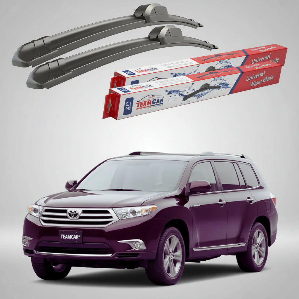 Ștergătoare Toyota Highlander Gen II-IV SUV 2007-prezent | Set Față Flat – TeamCar®