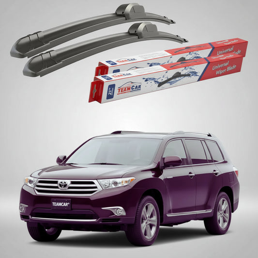 Ștergătoare Toyota Highlander Gen II-IV SUV 2007-prezent | Set Față Flat – TeamCar®