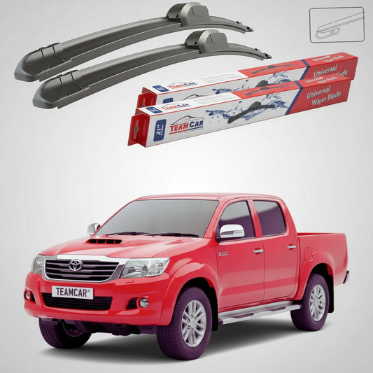 Ștergătoare Toyota Hilux Gen VII Vigo Pick-up 2005-2015 | Set Față Flat – TeamCar®