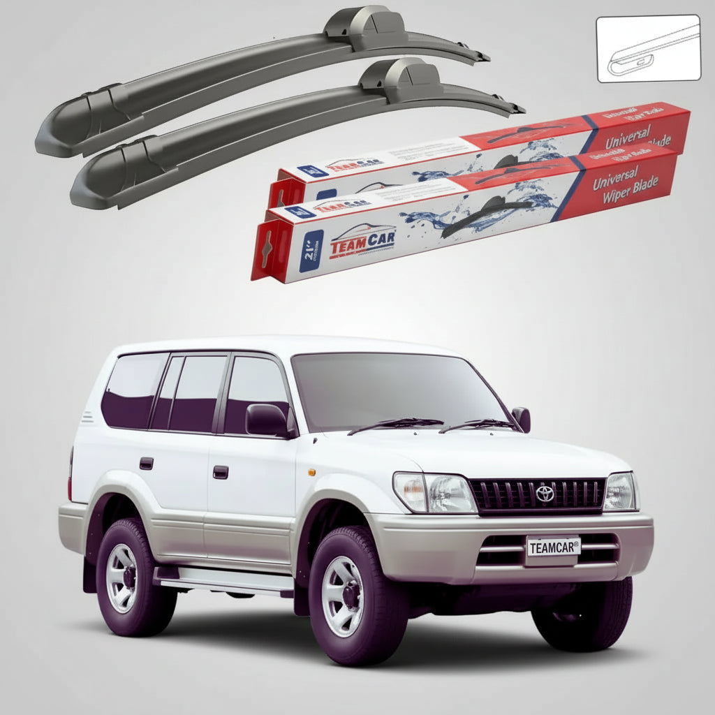 Ștergătoare Toyota Land Cruiser J12 Seria 120 Prado 2002-2010 | Set Față Flat – TeamCar®