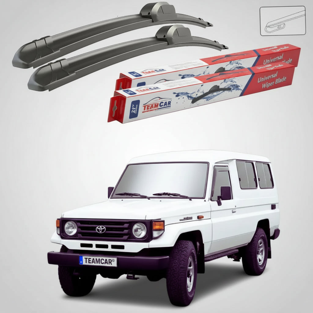 Ștergătoare Toyota Land Cruiser J7 SUV 1984-2001 | Set Față Flat – TeamCar®