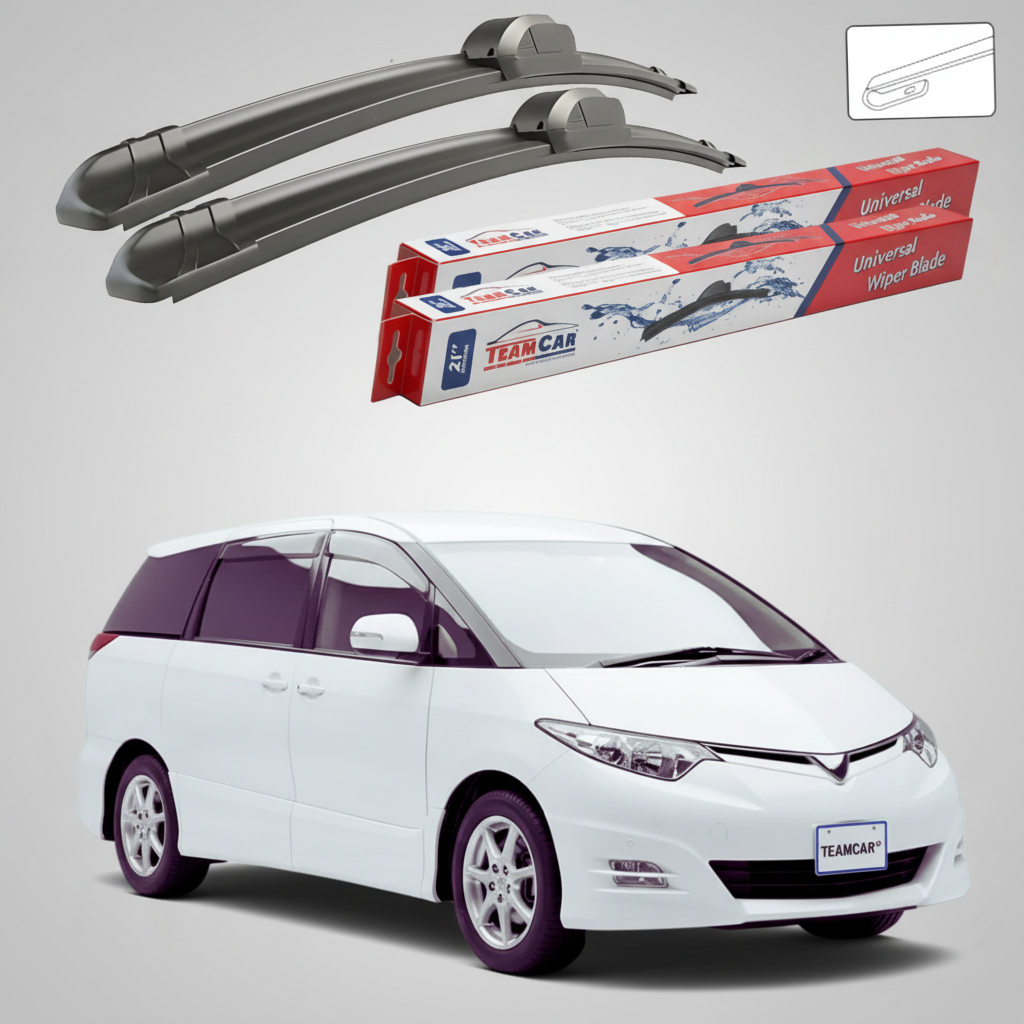 Ștergătoare Toyota Previa XR30 XR40 2000-2006 | Set Față Flat – TeamCar®