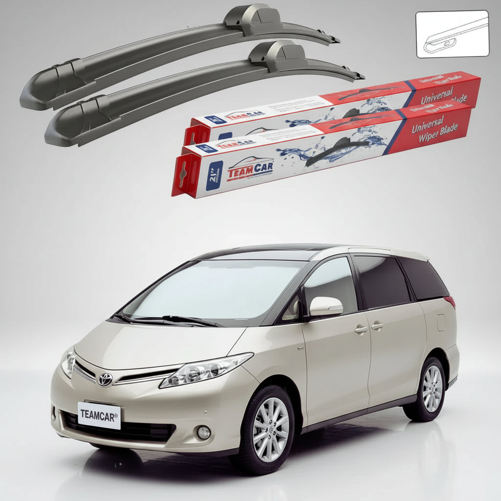 Ștergătoare Toyota Previa XR50 Estima III 2006-prezent | Set Față Flat – TeamCar®