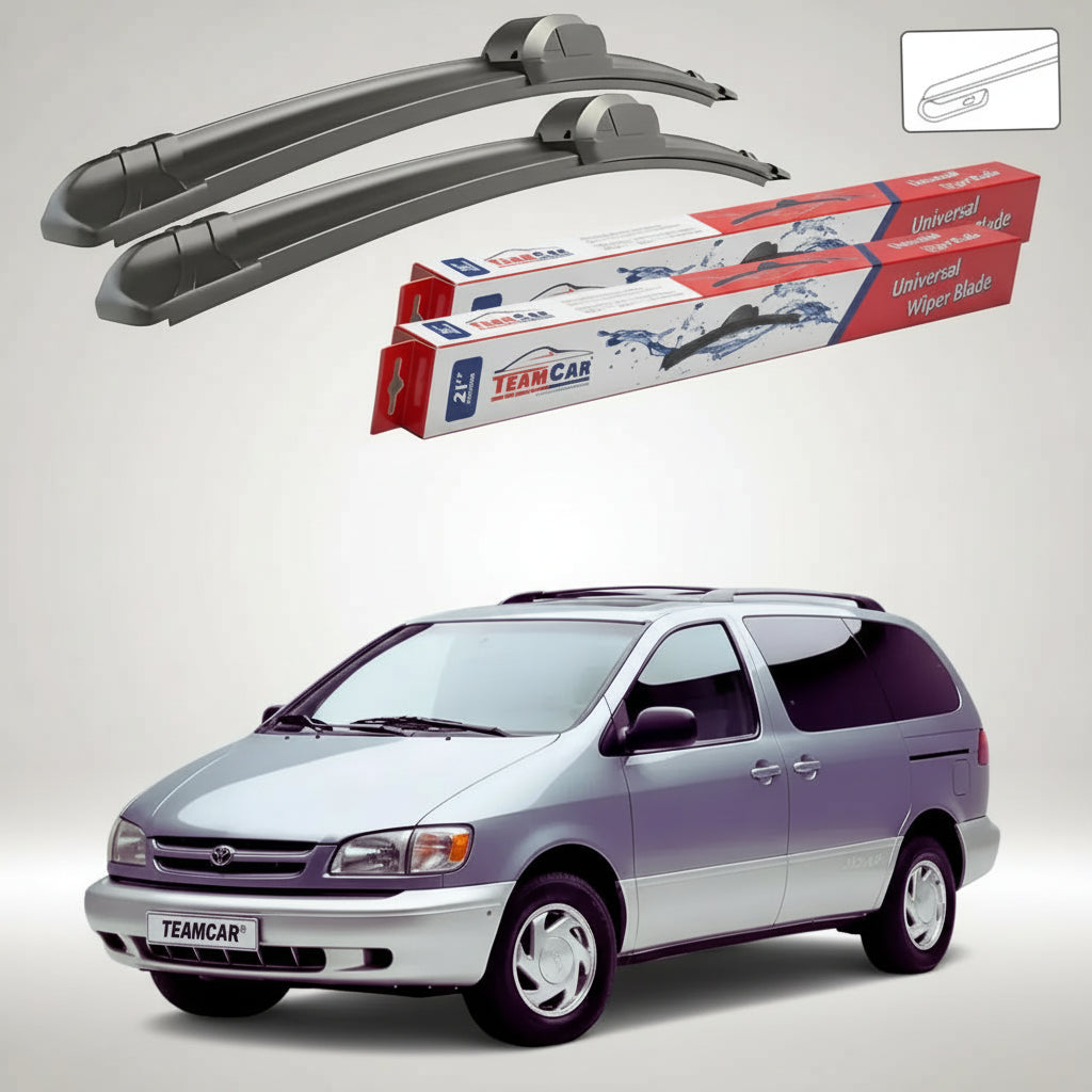 Ștergătoare Toyota Sienna L1 XL10 1997-2003 | Set Față Flat – TeamCar®