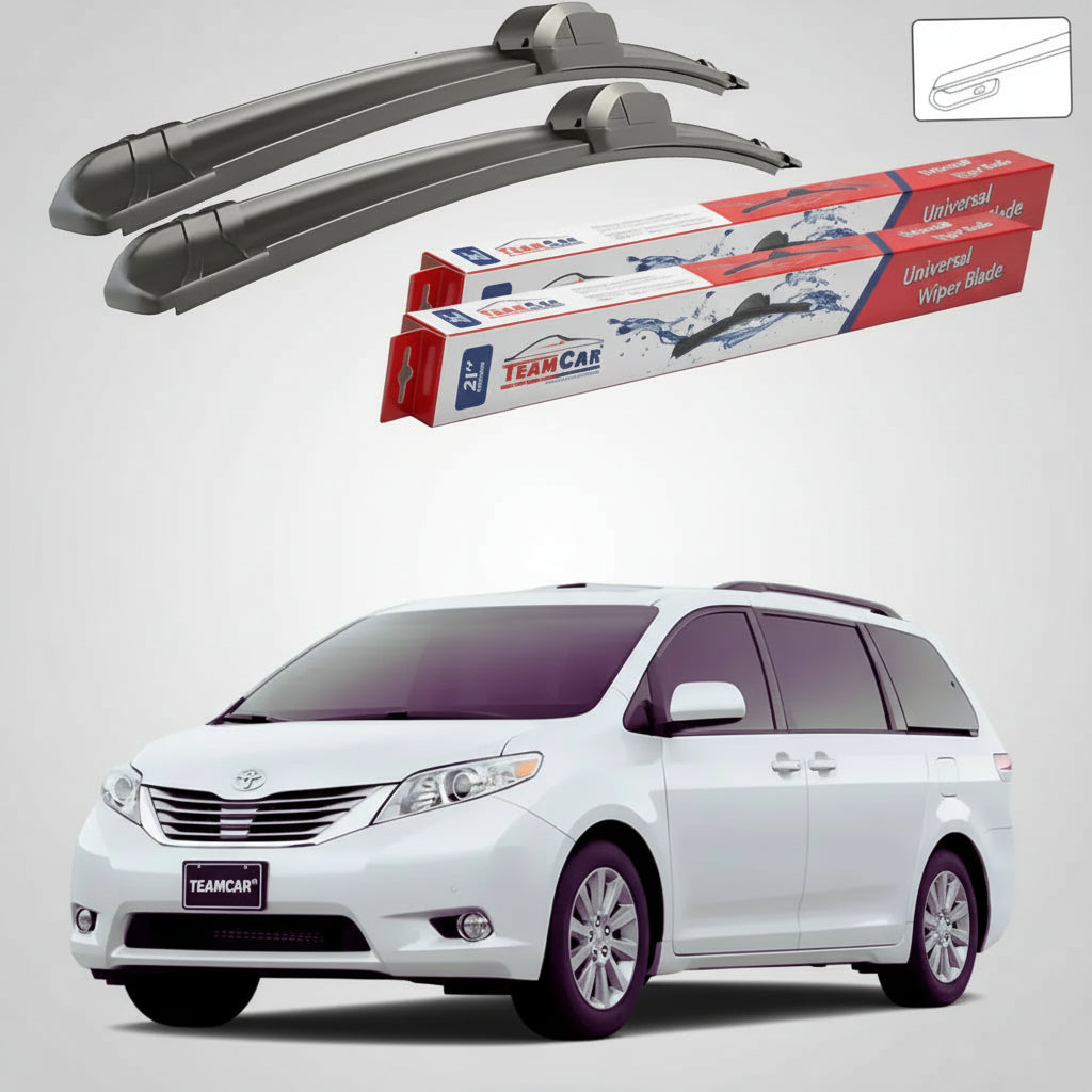 Ștergătoare Toyota Sienna L3 XL30 2010-2020 | Set Față Flat – TeamCar®