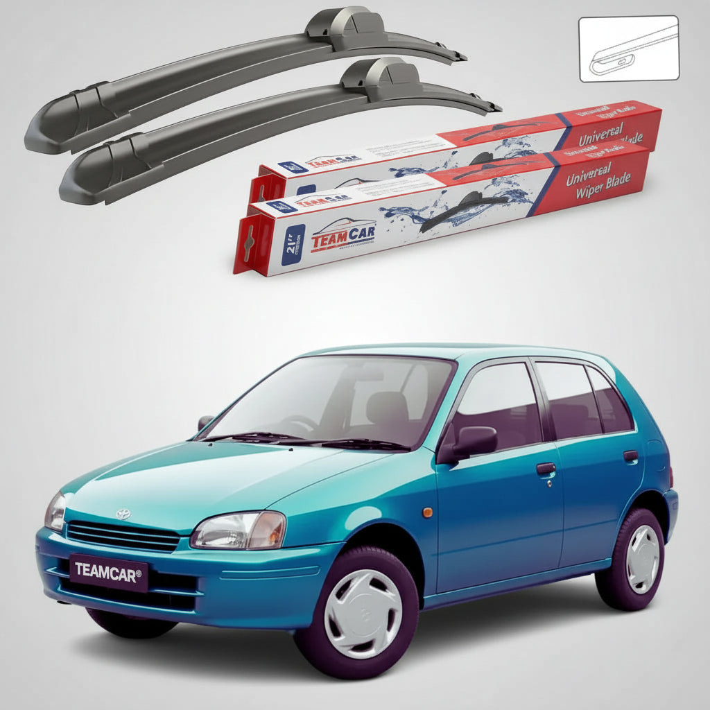 Ștergătoare Toyota Starlet P9 P90 1996-1999 | Set Față Flat – TeamCar®