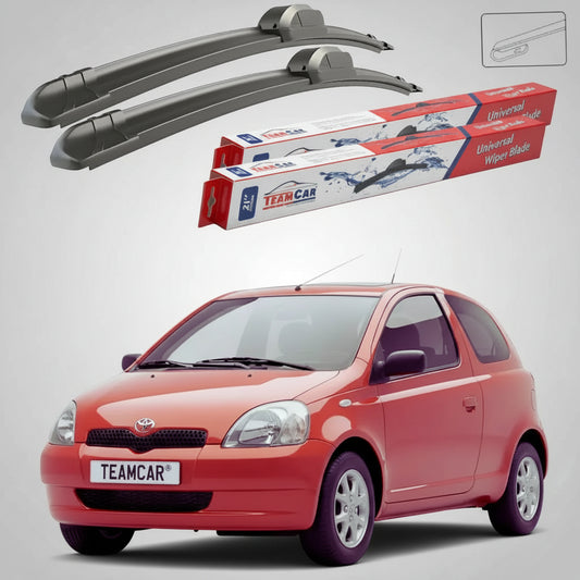 Ștergătoare Toyota Yaris P1 Hatchback Japan 1999-2005 | Set Față Flat – TeamCar®