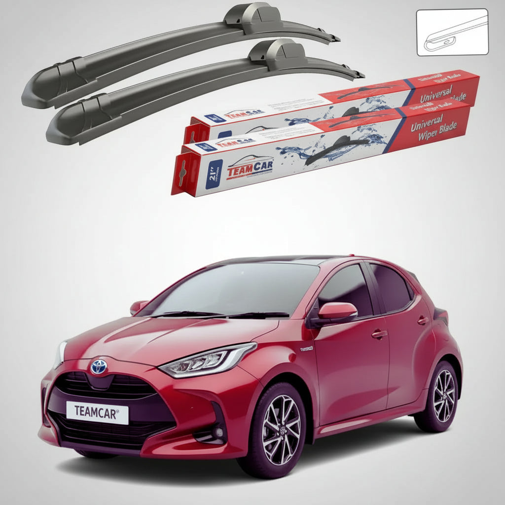 Ștergătoare Toyota Yaris P21 Hatchback 2020-prezent | Set Față Flat – TeamCar®