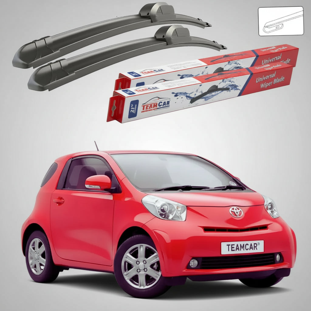 Ștergătoare Toyota iQ GJ Hatchback 2009-2014 | Set Față Flat – TeamCar®
