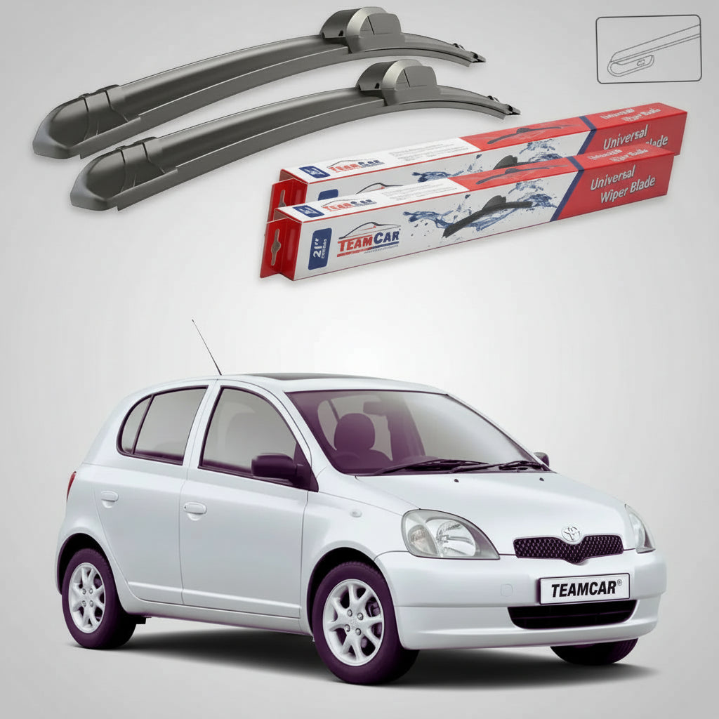 Ștergătoare Toyota Yaris P1 Hatchback France 2001-2006 | Set Față Flat – TeamCar®