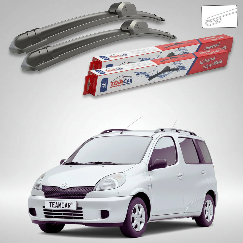 Ștergătoare Toyota Yaris Verso P2 MPV 1999-2002 | Set Față Flat – TeamCar®