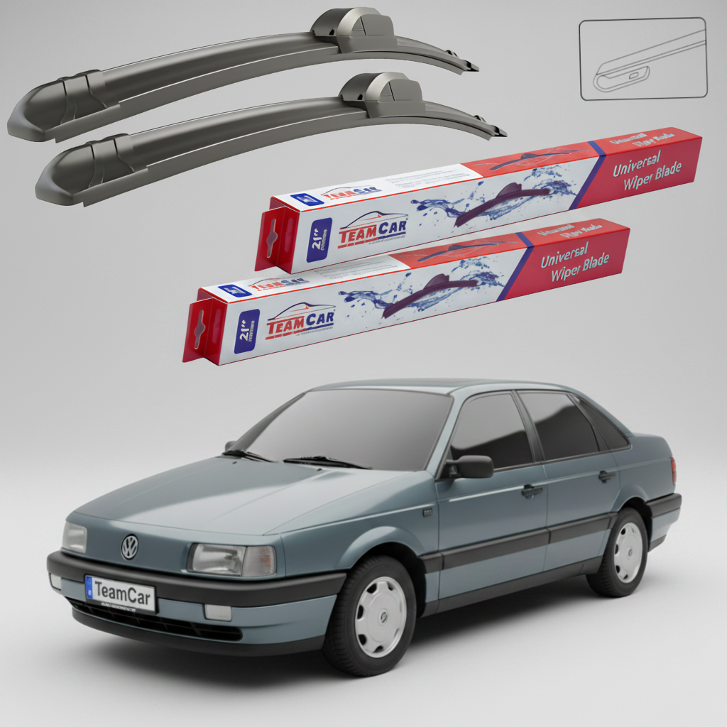 Ștergătoare TeamCar® pentru Volkswagen Passat B3 (08.1988-12.1993) – Set Față Flat