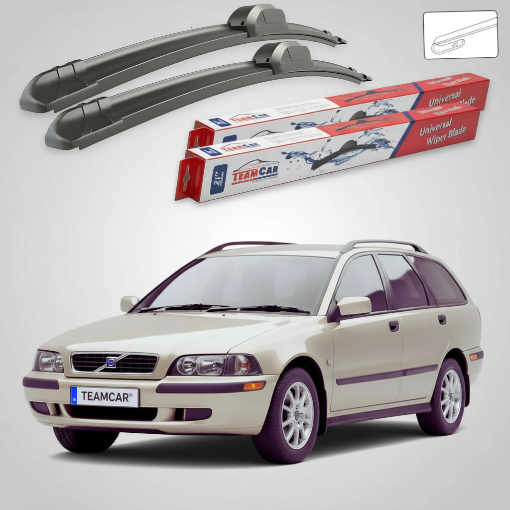 Ștergătoare Volvo V40 I VW 2000-2004 | Set Față Flat – TeamCar®