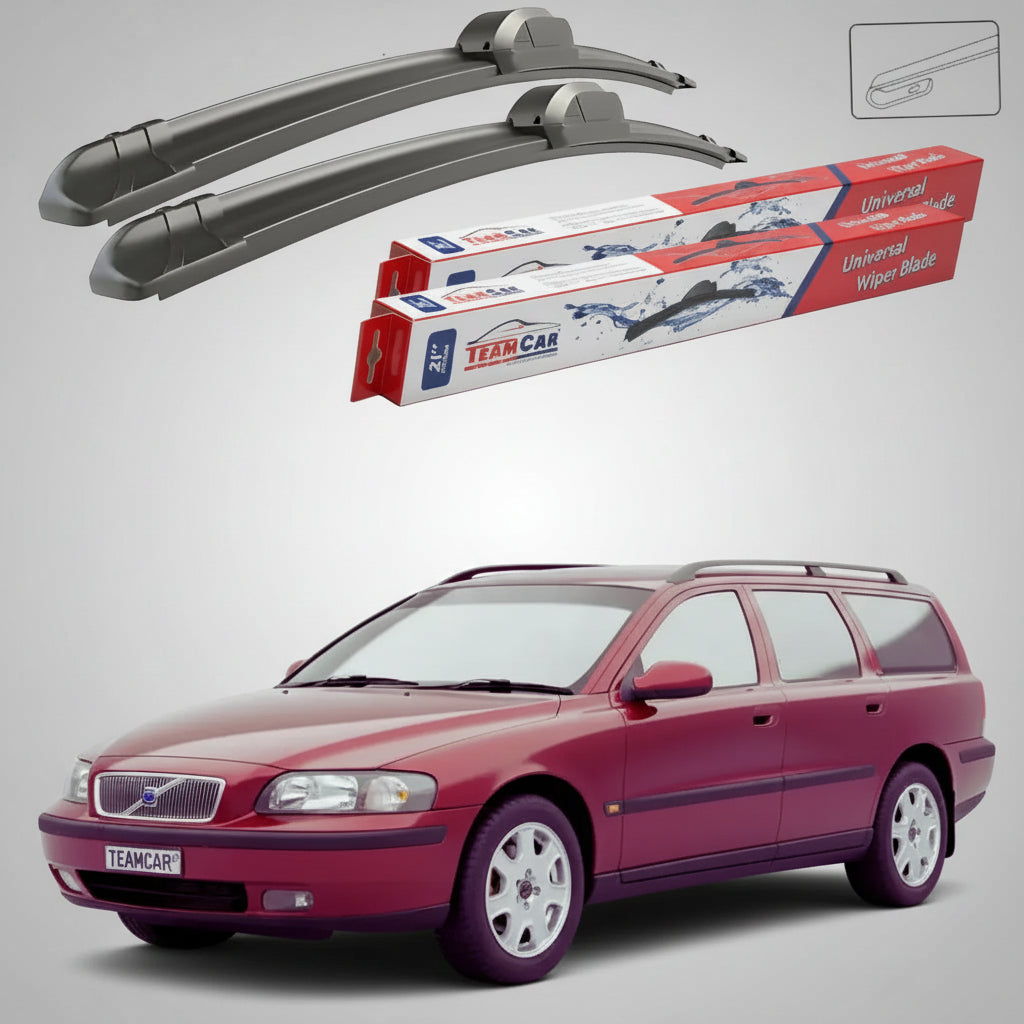 Ștergătoare Volvo V70 II 2000-2004 | Set Față Flat – TeamCar®