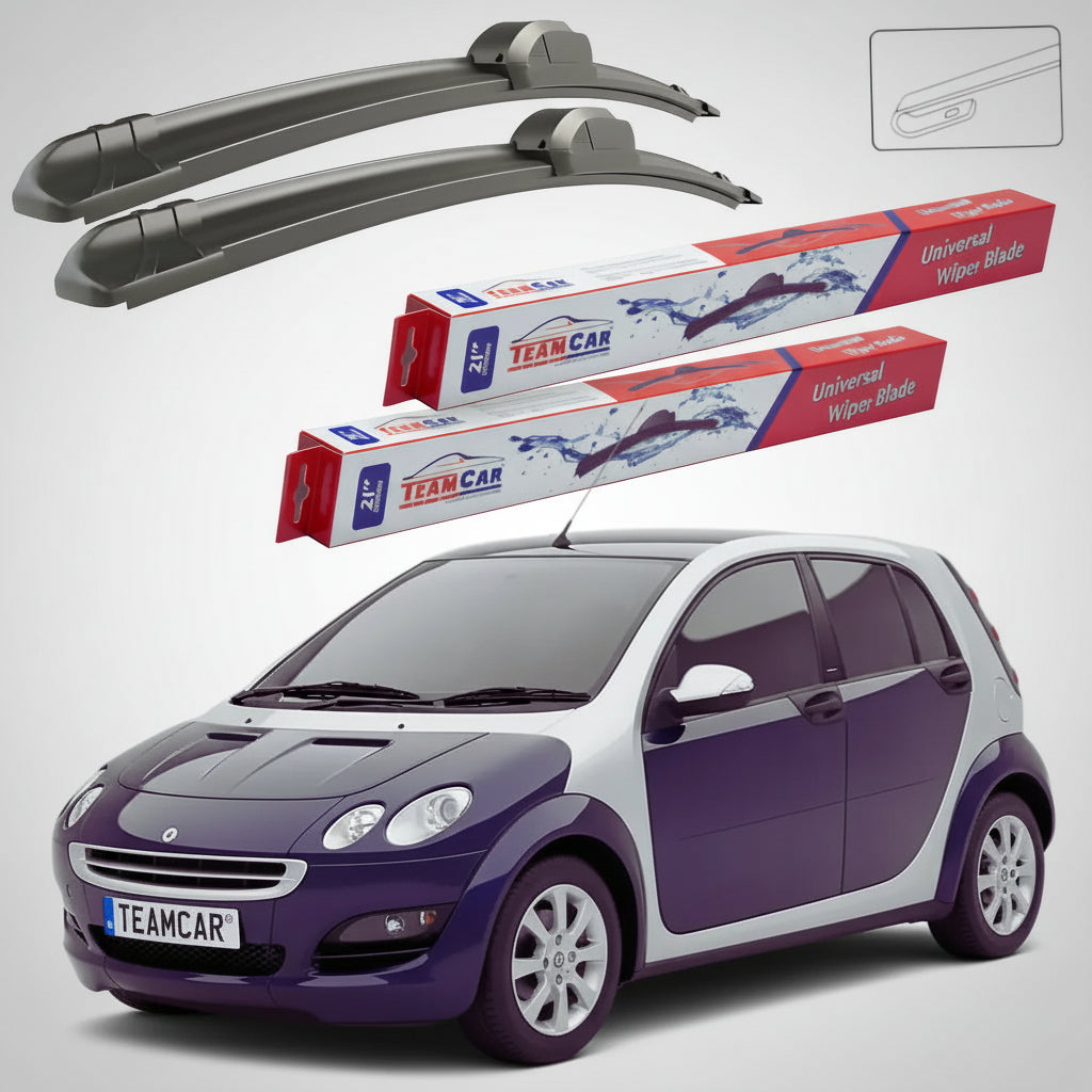 Ștergătoare Smart Forfour 454 2004-2007 | Set Față Flat – TeamCar®