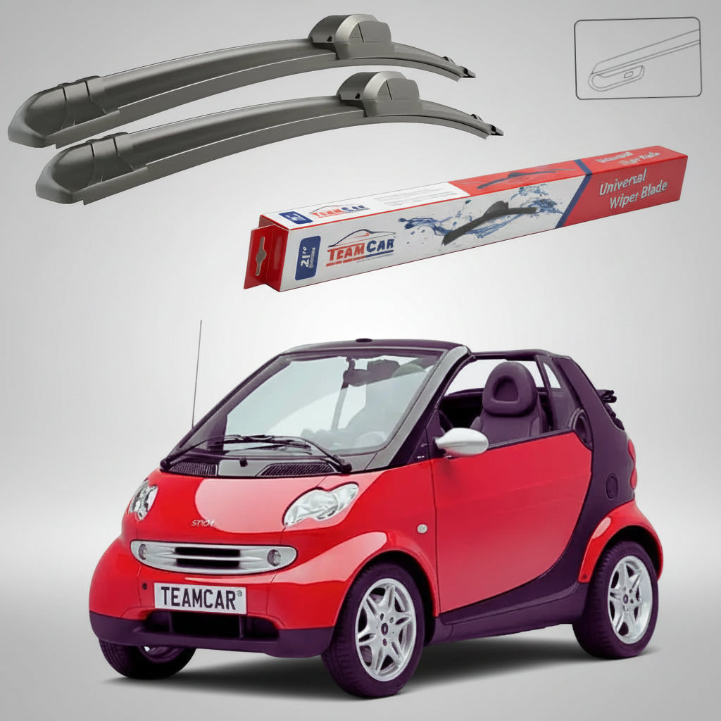 Ștergătoare Smart Fortwo Cabrio 450 2001-2004 | Set Față Flat – TeamCar®