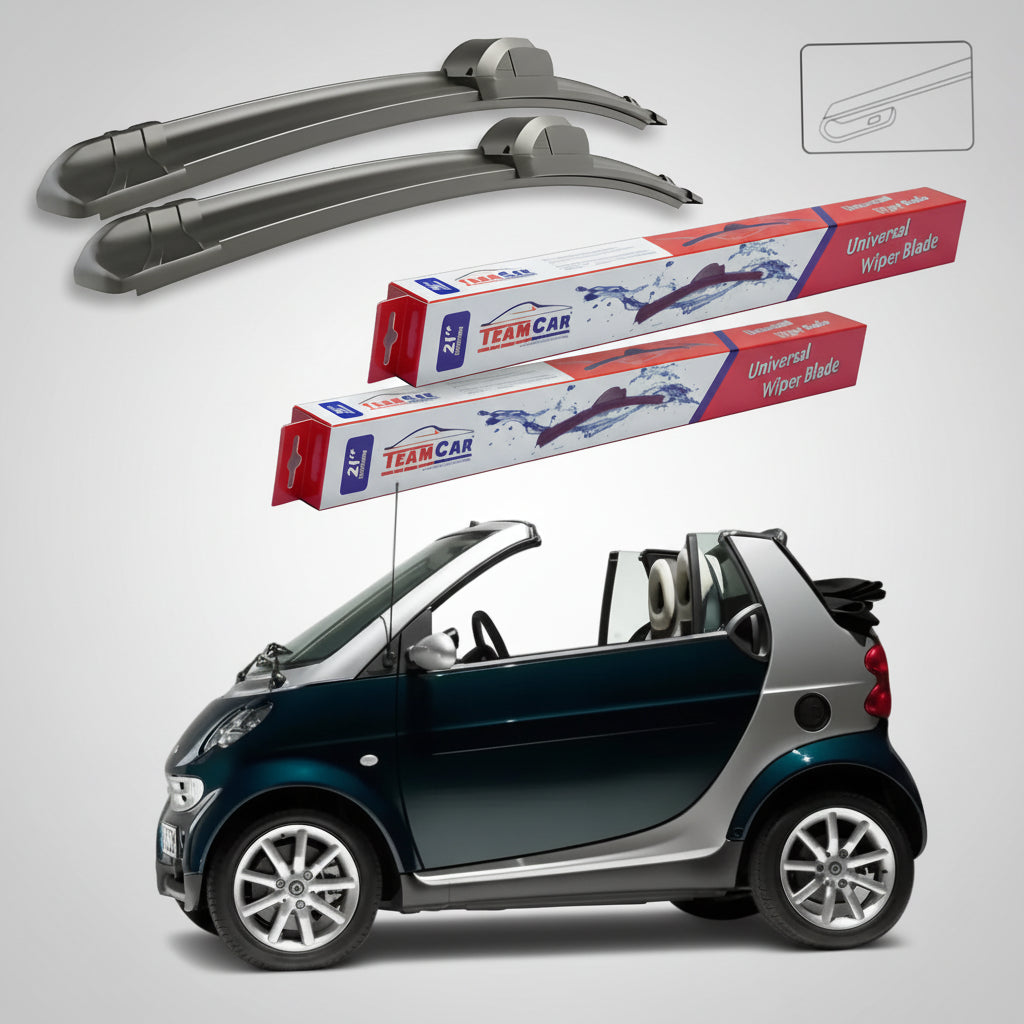 Ștergătoare Smart Fortwo Cabrio 450 2004-2007 | Set Față Flat – TeamCar®