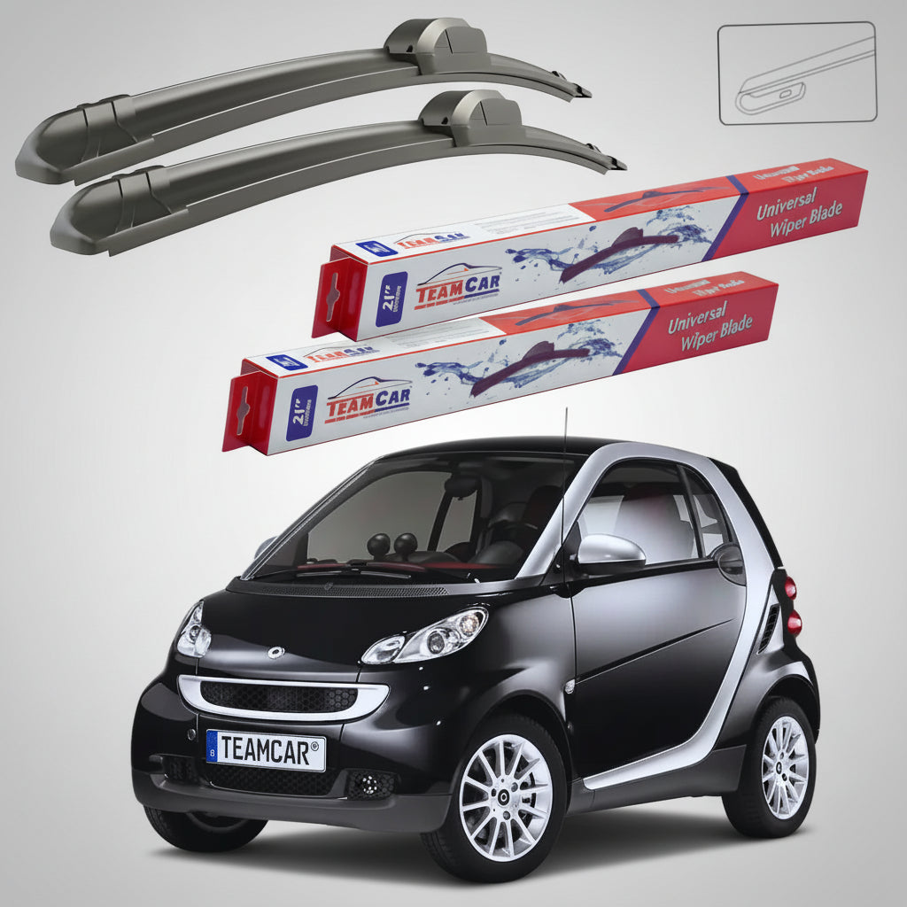 Ștergătoare Smart Fortwo Cabrio 451 2007-2015 | Set Față Flat – TeamCar®