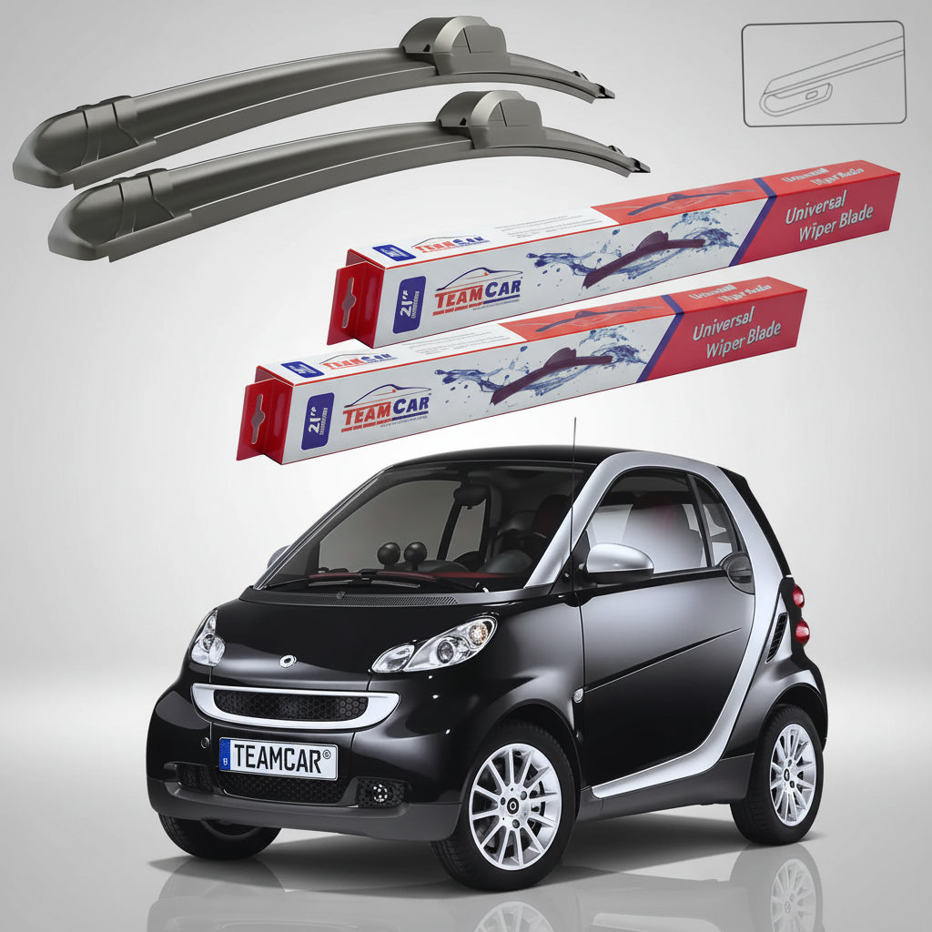 Ștergătoare Smart Fortwo Coupé 451 2007-2015 | Set Față Flat – TeamCar®