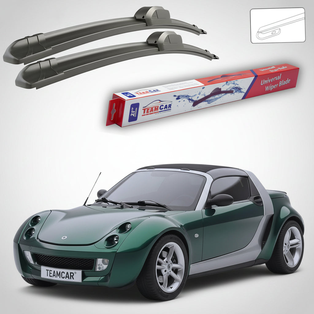 Ștergătoare Smart Roadster 452 2003-2005 | Set Față Flat – TeamCar®