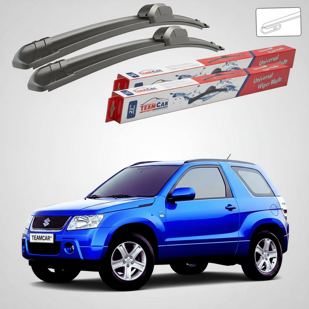 Ștergătoare Suzuki Grand Vitara II JT 3 Uși 2005-2008 | Set Față Flat – TeamCar®