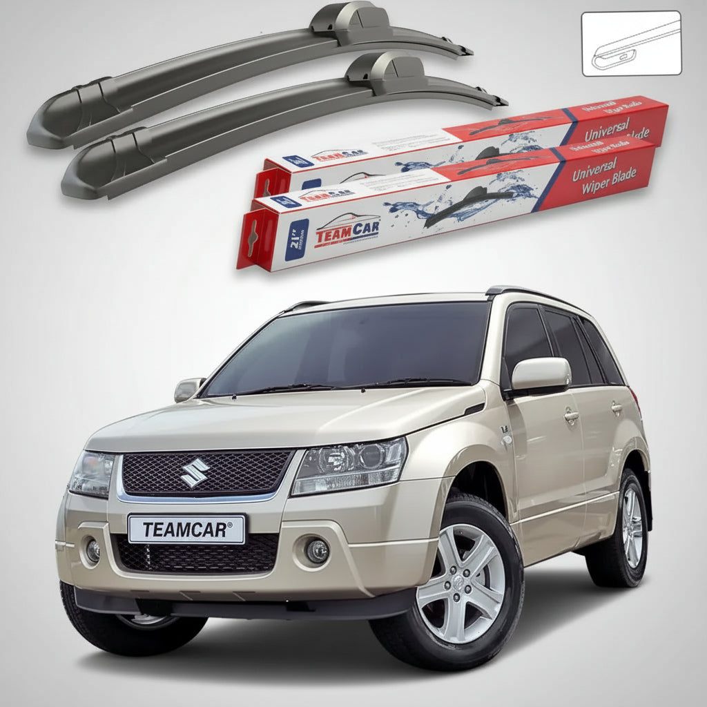 Ștergătoare Suzuki Grand Vitara II JT 5 Uși 2005-2008 | Set Față Flat – TeamCar®