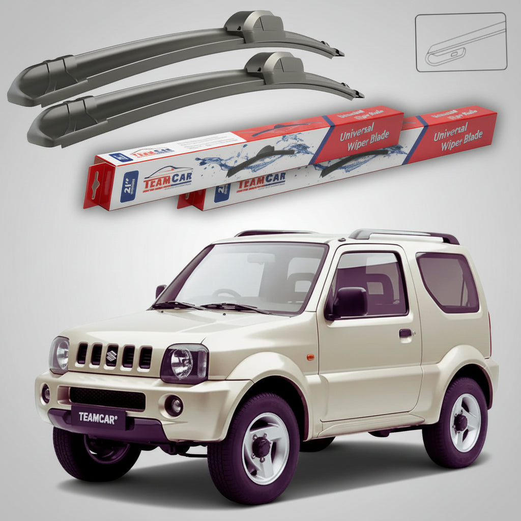 Ștergătoare Suzuki Jimny FJ 1998-2018 | Set Față Flat – TeamCar®
