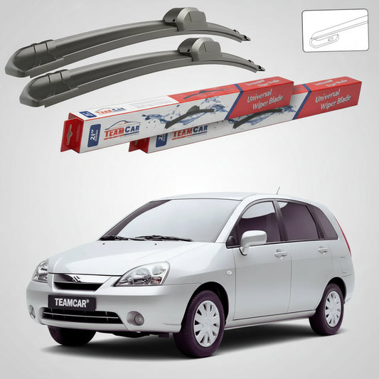 Ștergătoare Suzuki Liana Combi ER 2001-2007 | Braț Plastic | Set Față Flat – TeamCar®