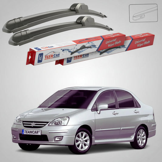Ștergătoare Suzuki Liana Sedan ER 2002-2007 | Set Față Flat – TeamCar®