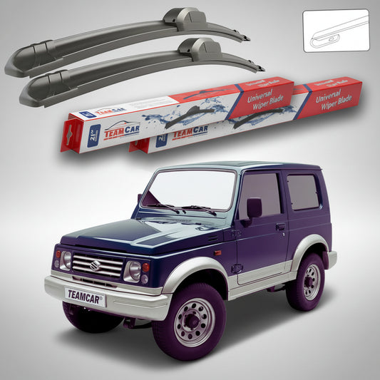 Ștergătoare Suzuki Samurai SJ 1987-2004 | Set Față Flat – TeamCar®