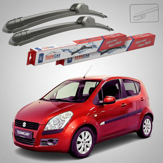 Ștergătoare Suzuki Splash EX 2008-2014 | Set Față Flat – TeamCar®