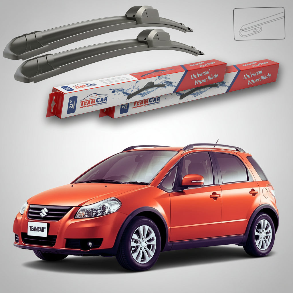 Ștergătoare Suzuki SX4 GY Hatchback 2006+ | Set Față Flat – TeamCar®